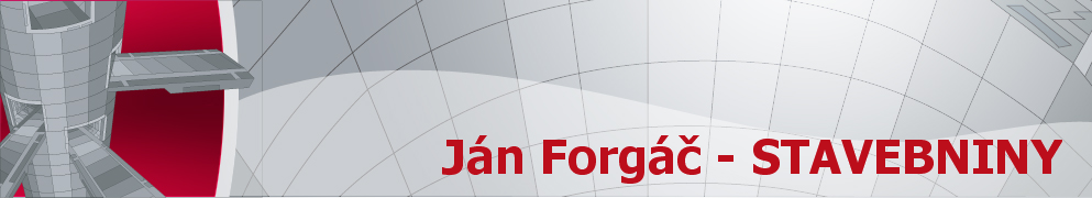 Ján Forgáč - STAVEBNINY